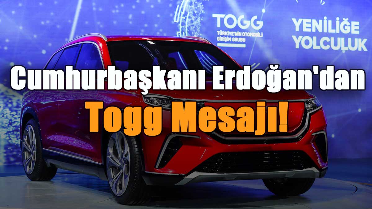 Büyük Ekonomiler Forumu'nda Cumhurbaşkanı Erdoğan'dan Togg Mesajı!
