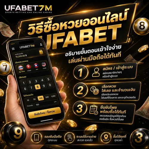 วิธีซื้อหวยออนไลน์ UFABET